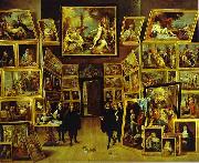    David Teniers Archduke Leopold William in his Gallery in Brussels USA oil painting reproduction